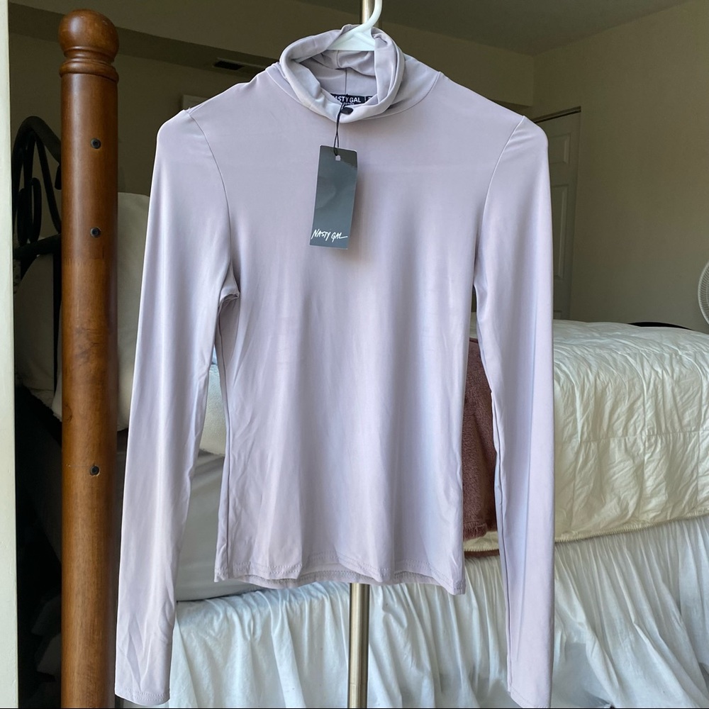 Nasty Gal Lavender Turtleneck